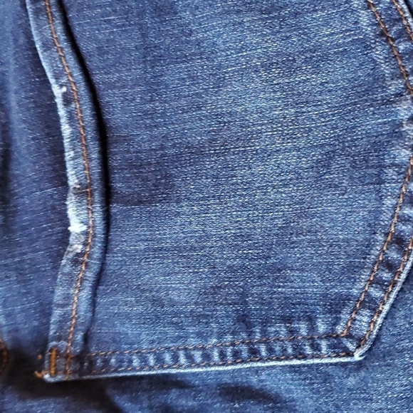 SO low rise favorite midi distressed denim shorts Sz 3preloved EUC - Picture 10 of 14